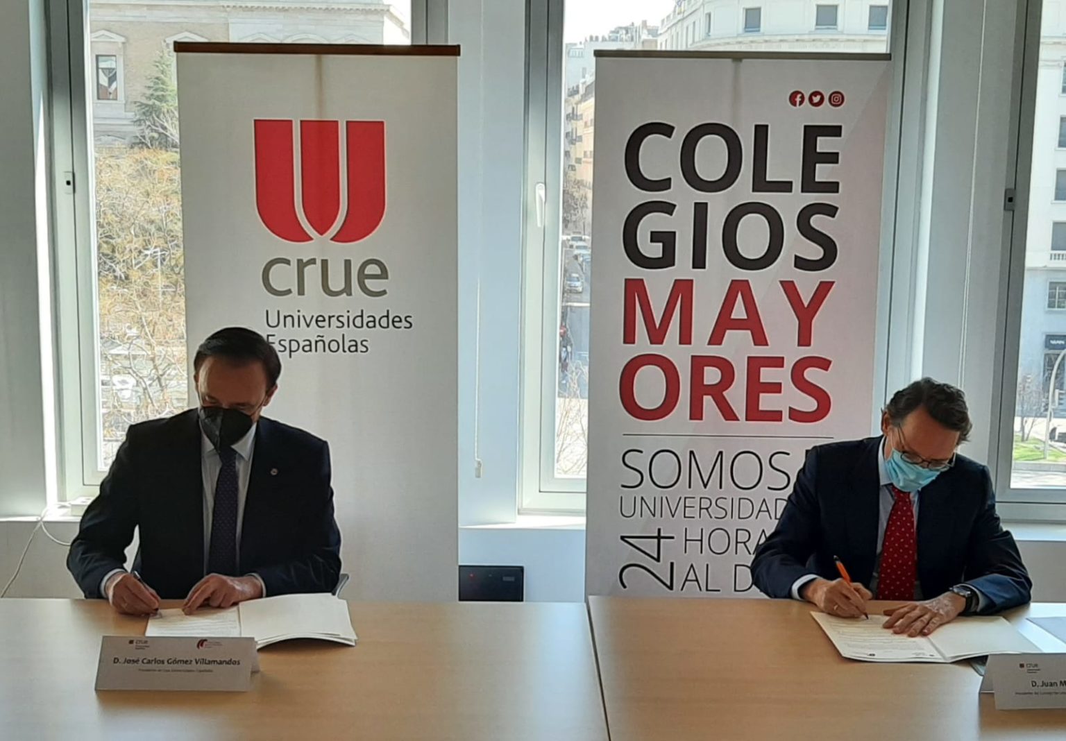 Acuerdo con el Consejo de Colegios Mayores para mejorar la formación, empleabilidad y