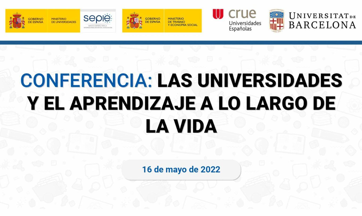 Conferencia «Las universidades y el aprendizaje a lo largo de la vida ...