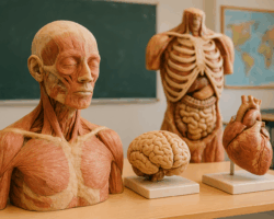 Foto órganos Plastinagos Generada Con IA