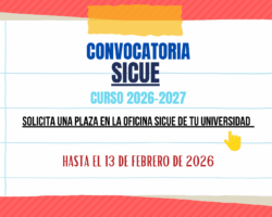 Programa SICUE 2026 2027